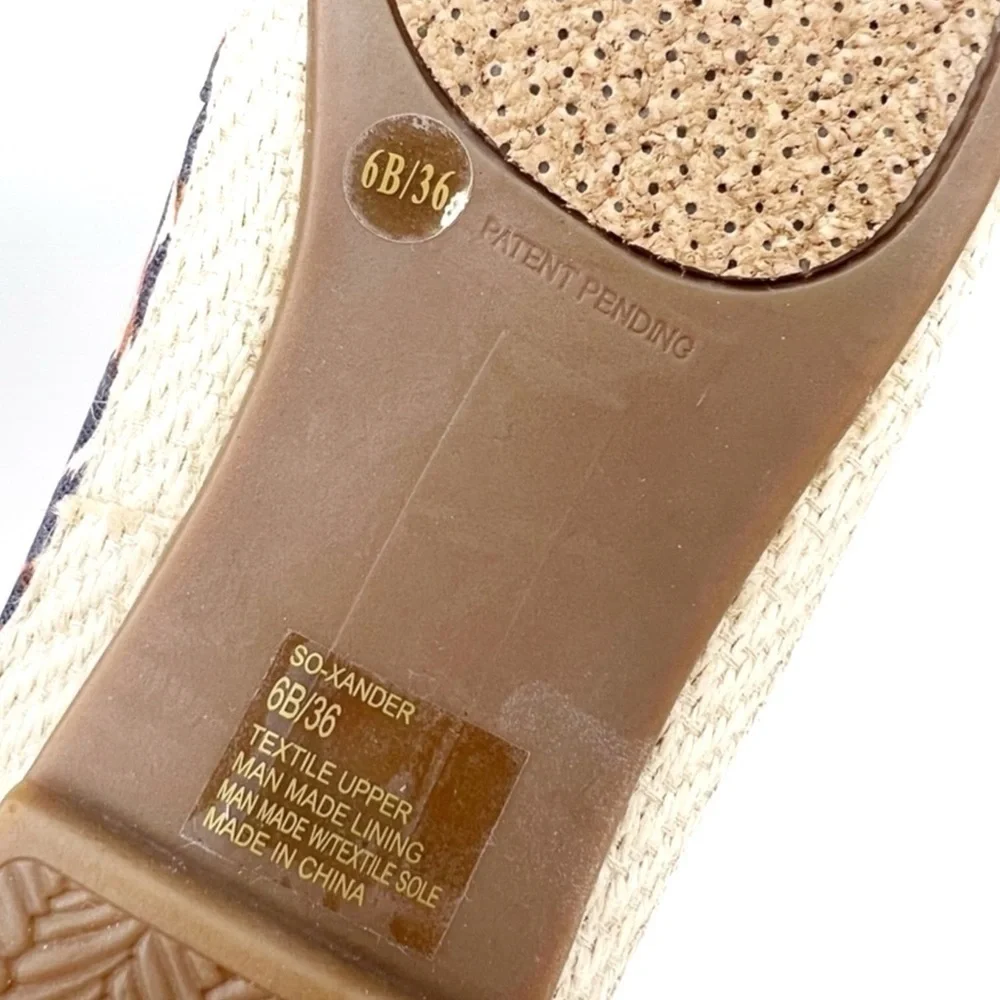 Sole Society Shoes “Xander” Leopard Print Espadrille Women’s Shoe Size 6 New NWT